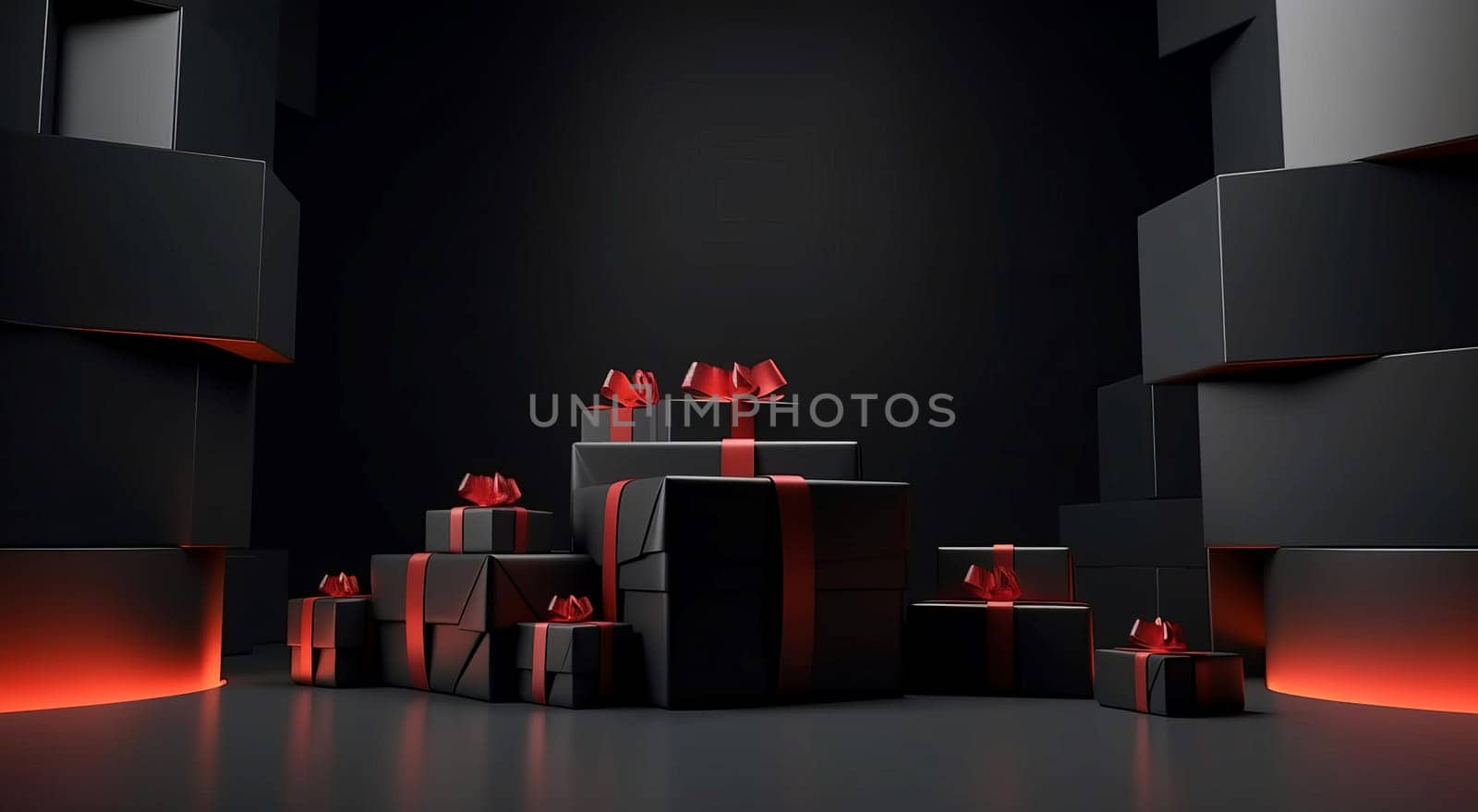 Black friday background sale. Generate Ai by ylivdesign
