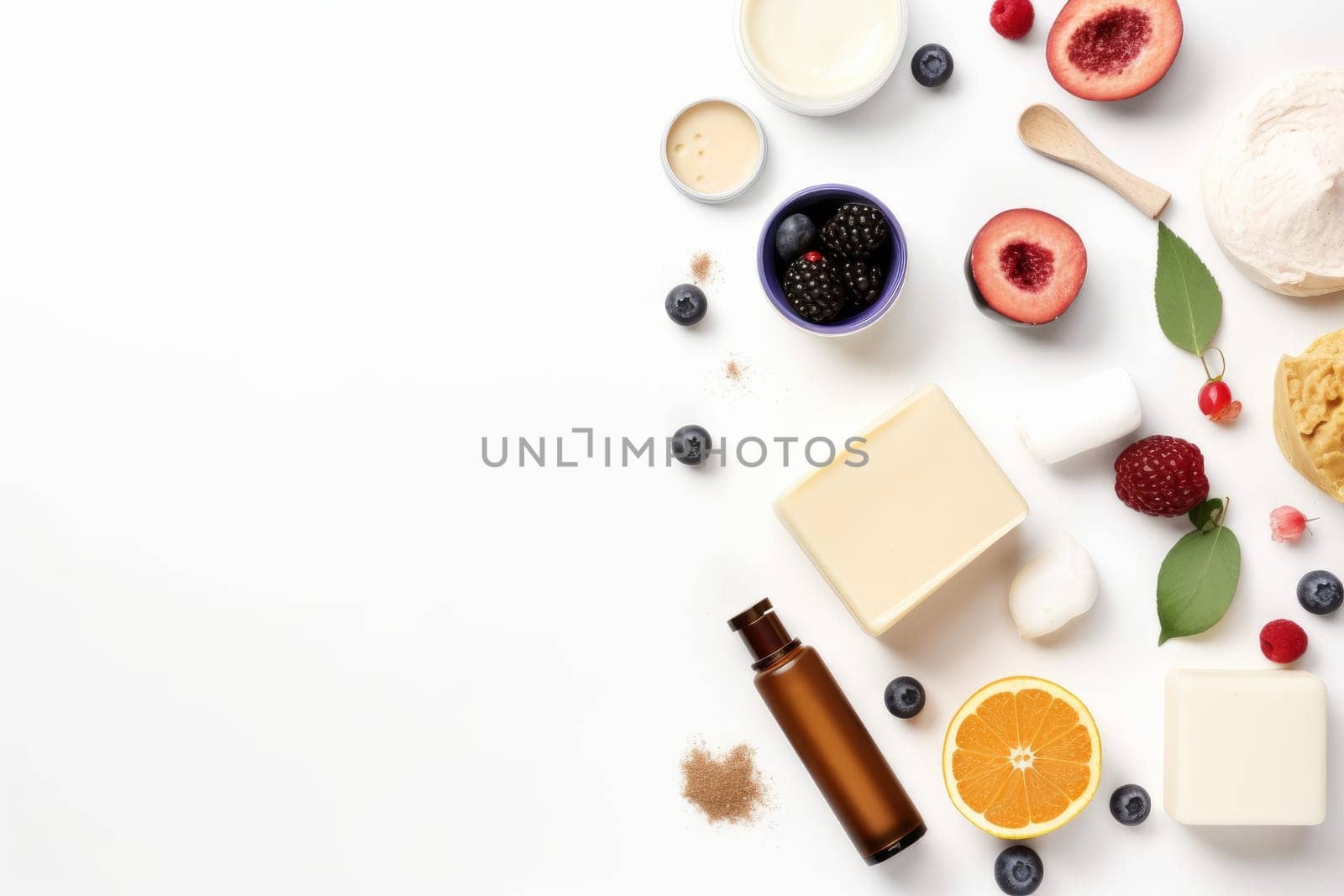 Natural cosmetic background mockup. Generate Ai by ylivdesign