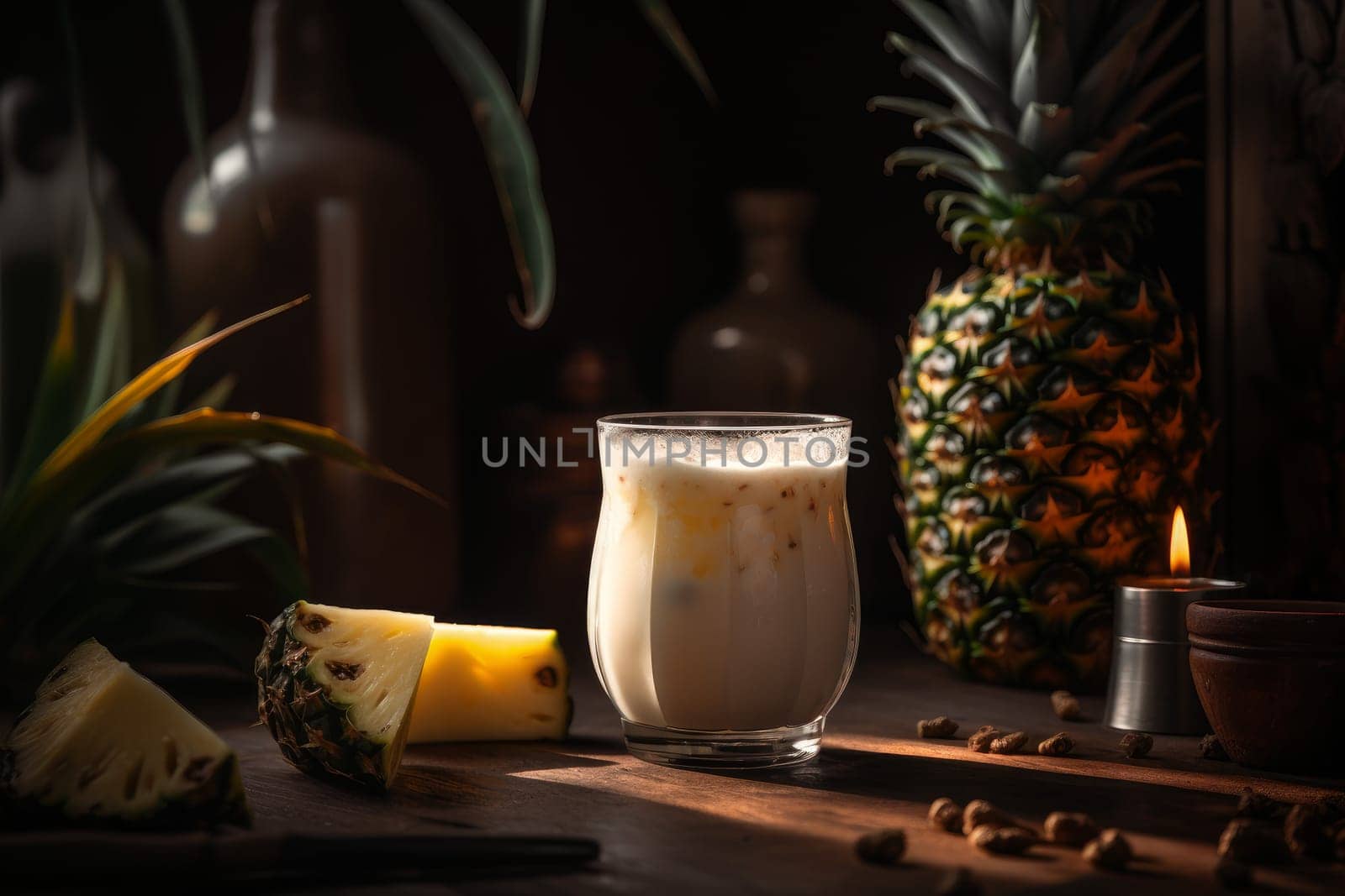 Pinacolada drink. Generate Ai by ylivdesign