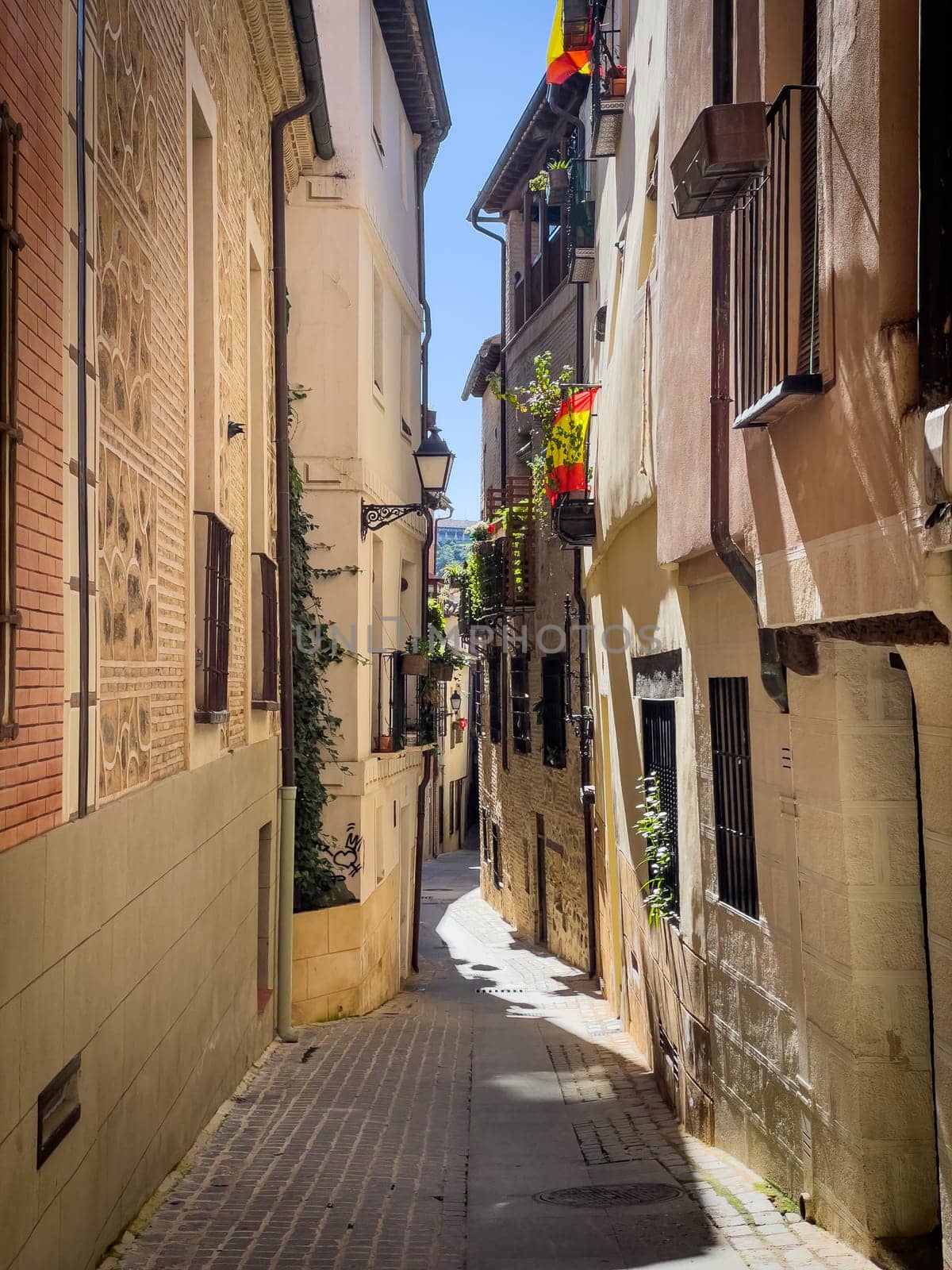 Narrow streets, Toledo, Castilla La Mancha, Spain, High quality photo