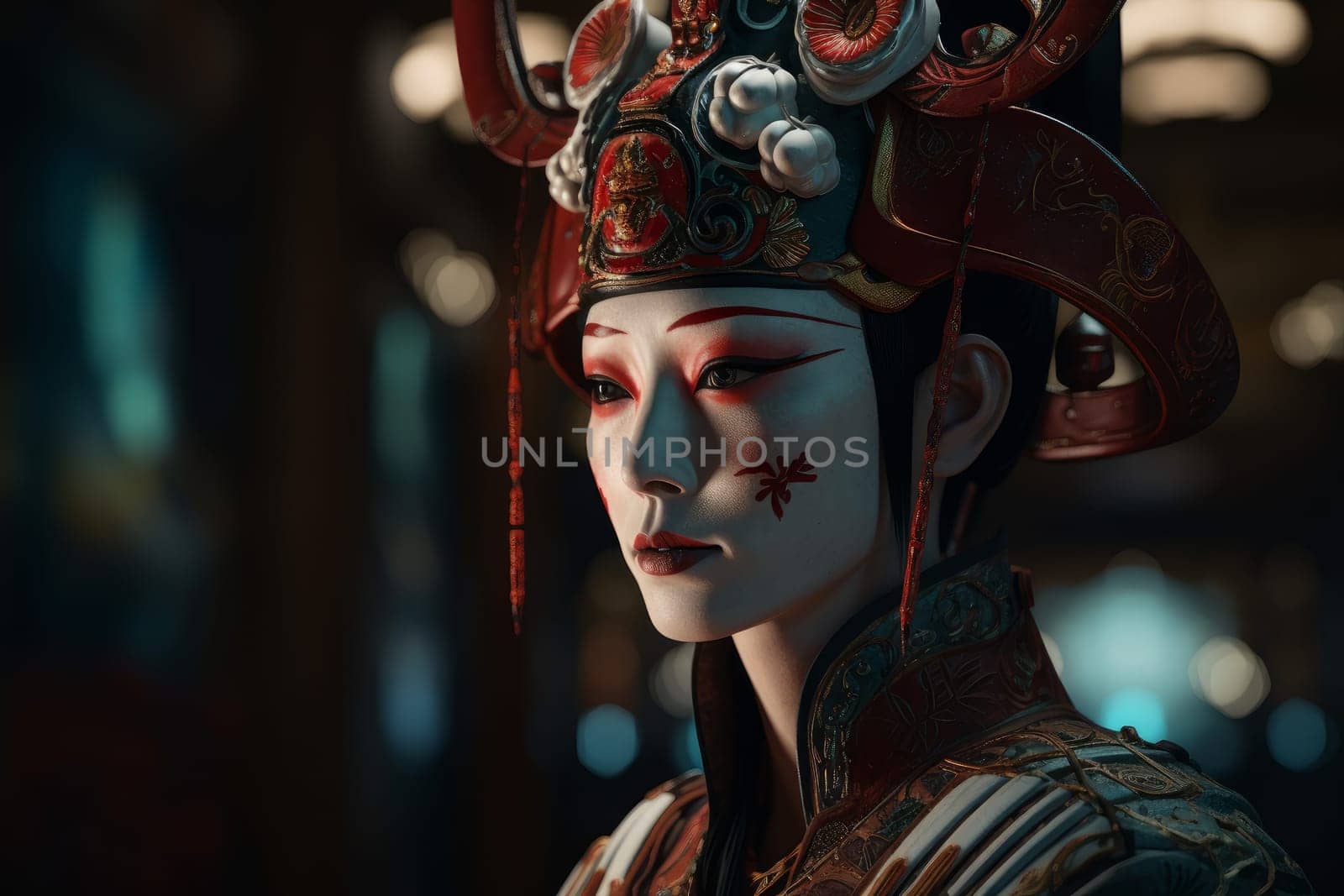 Woman geisha japanese. Generate Ai by ylivdesign