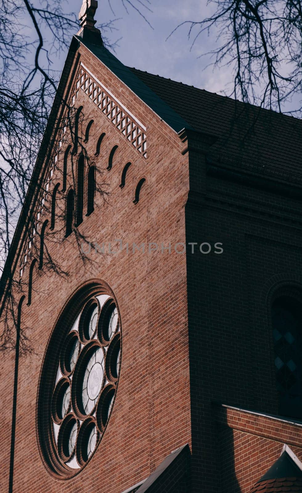 St.Simon and Helena famous catholic church (Red Church) in Minsk. Belarus