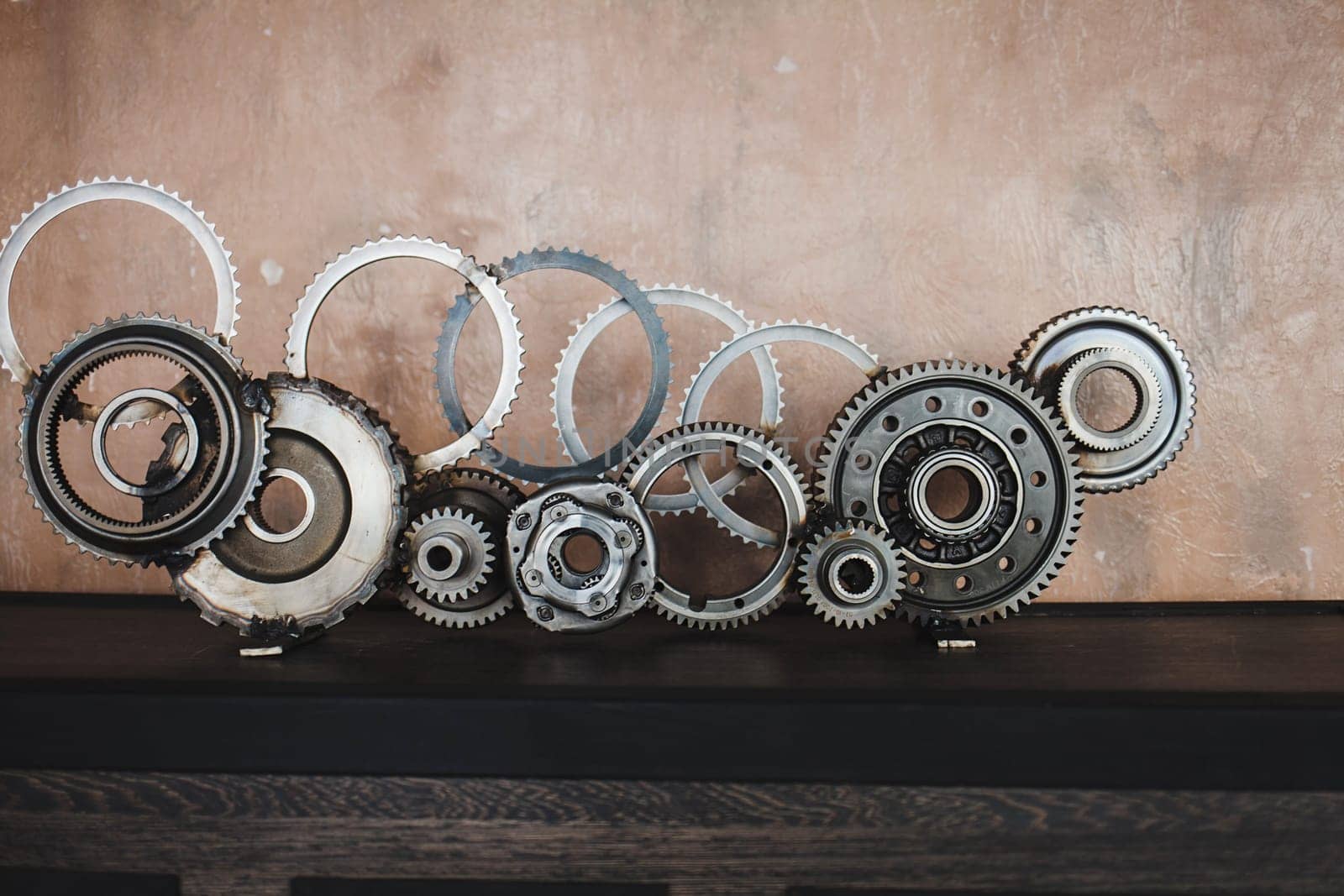 wheel gear motor in museums