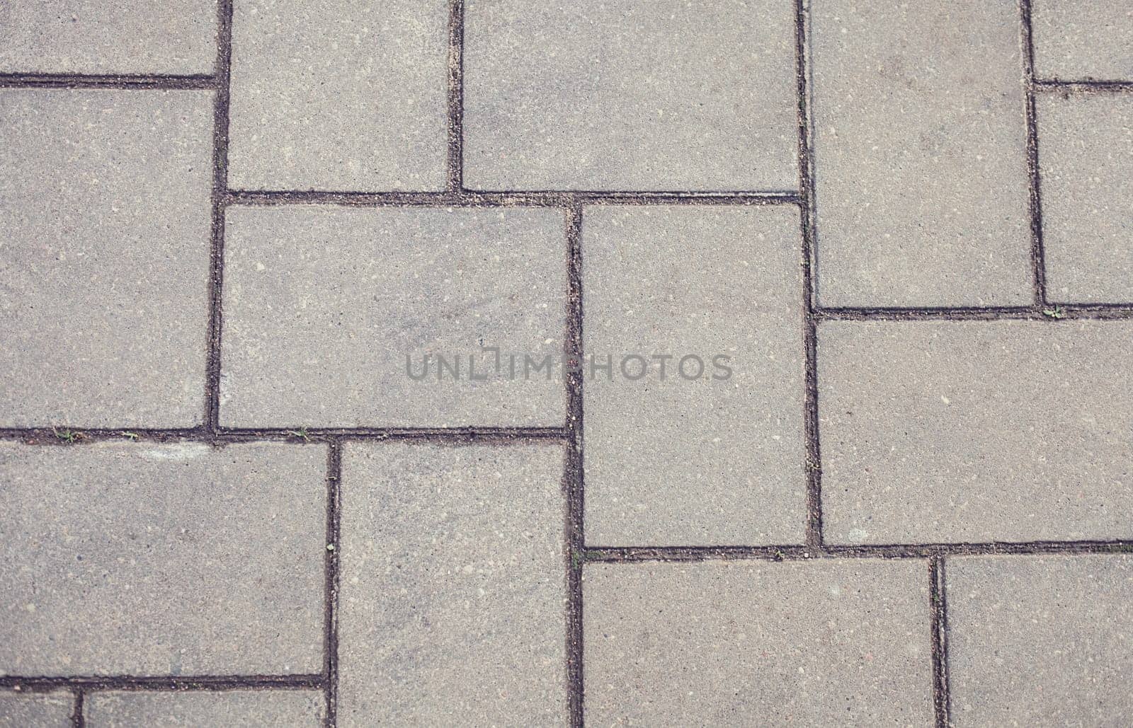 texture squares gray street sidewalk in city