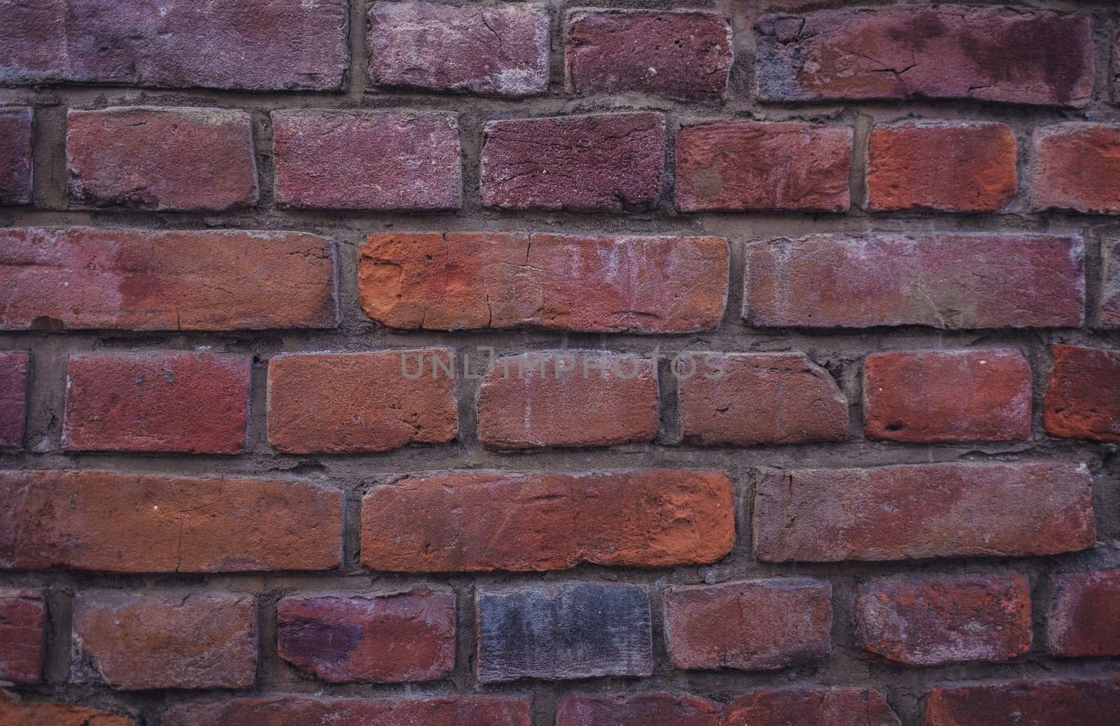 red vintage brick wall. background and texture for design