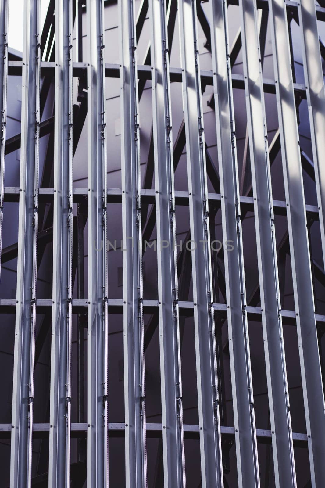 element of a metal structure of a modern building