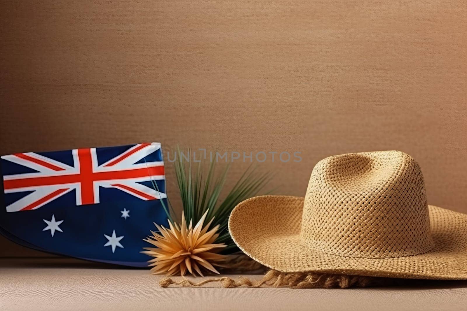 Australia day background. Generate Ai by ylivdesign