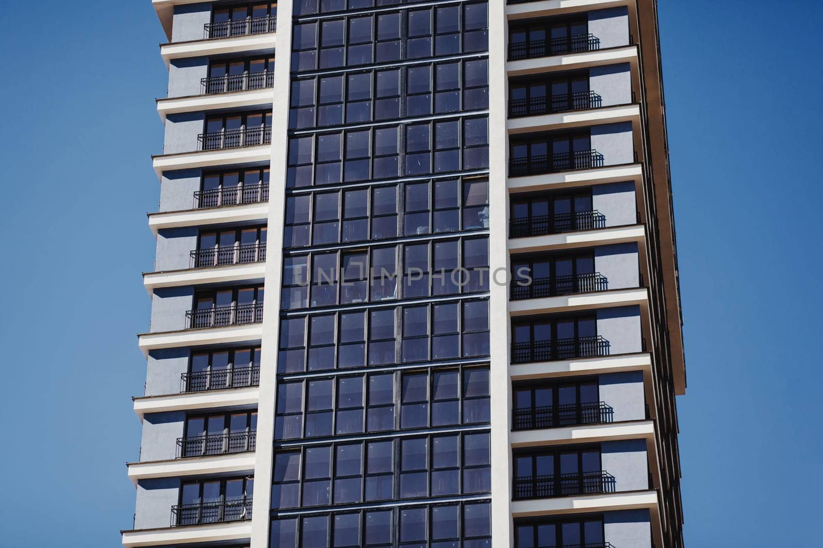 New apartment house residential building. Mortgage