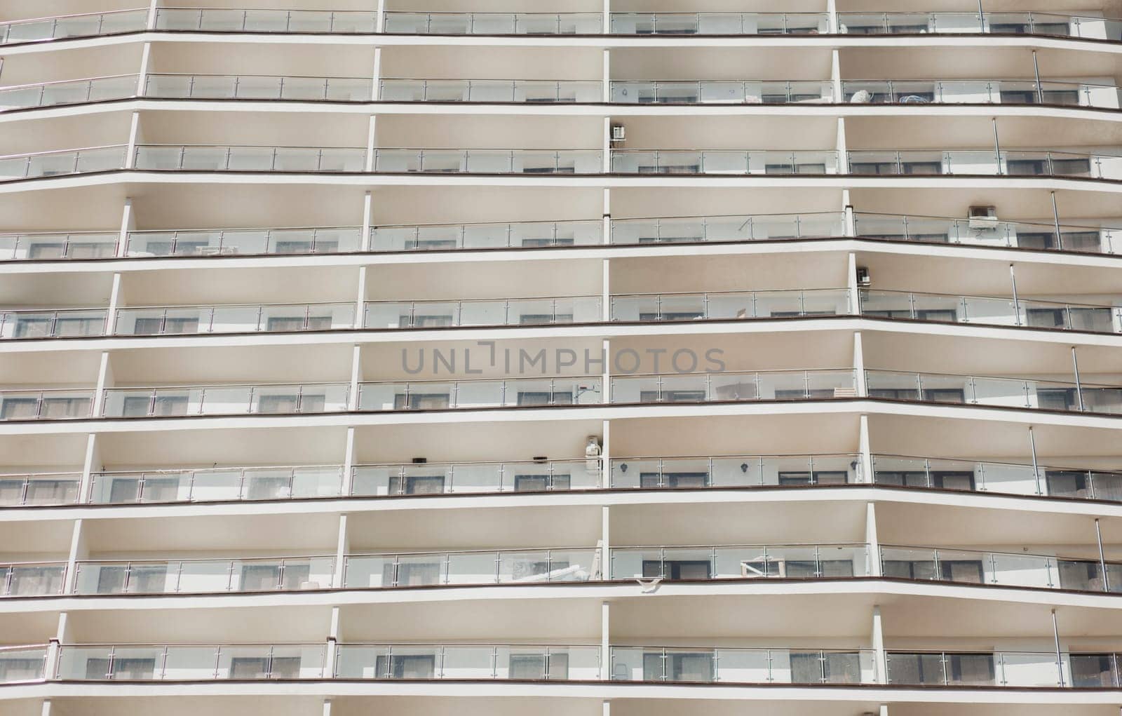 modern apartment building of hotel type