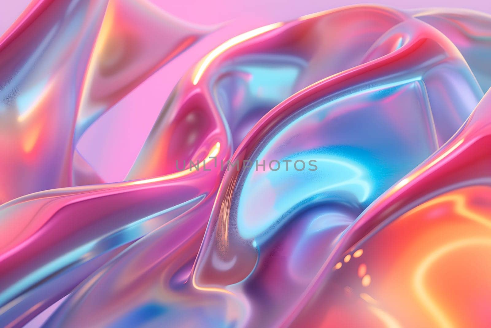 abstract pastel colored wavy silky matter background by z1b