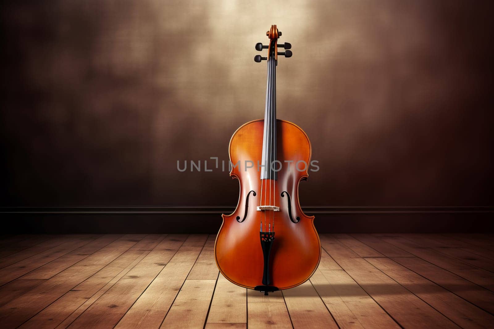 Cello background. Generate Ai by ylivdesign