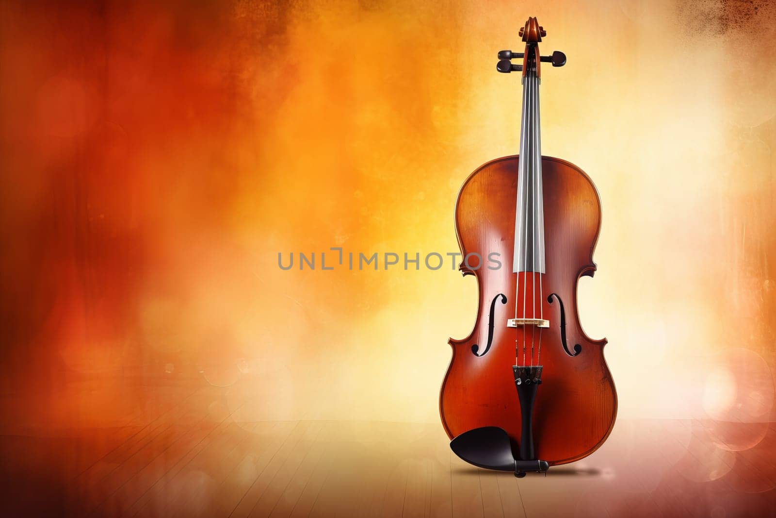 Cello background object. Generate Ai by ylivdesign