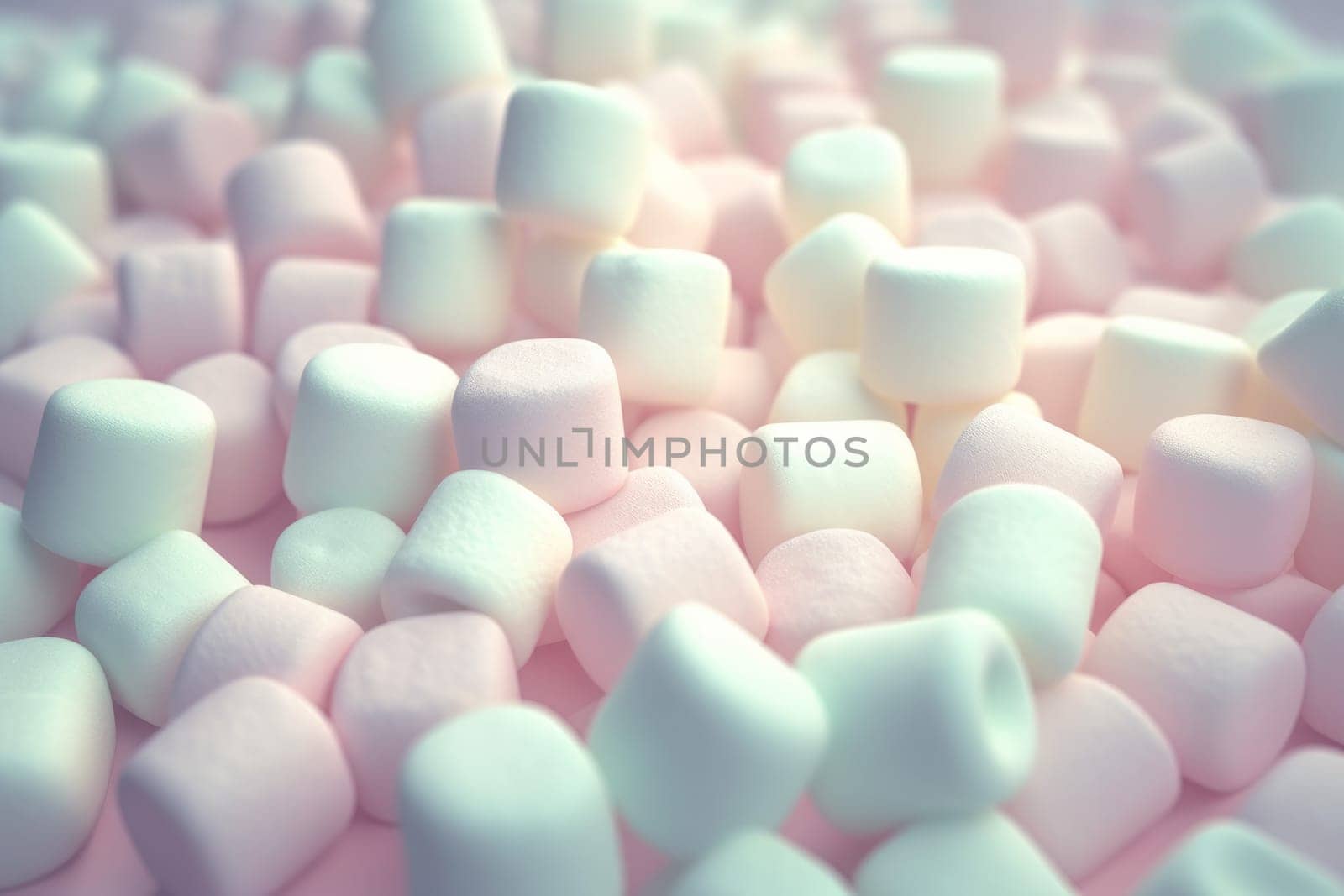Marshmallow background. Generate Ai by ylivdesign