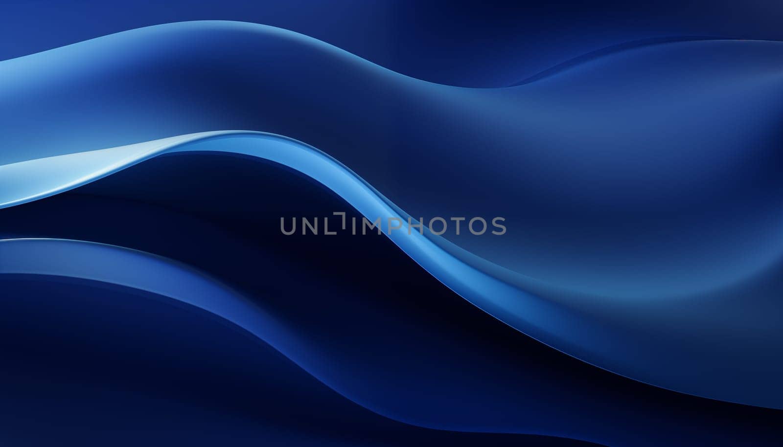 Navy blue waves background by Nadtochiy