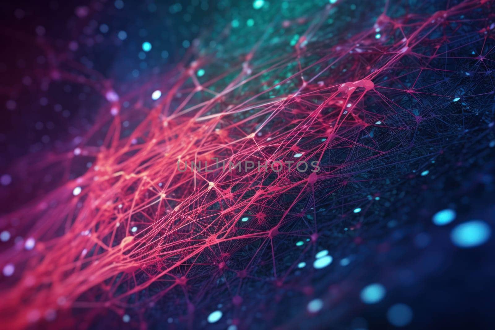 Connection fiber optic. Generate Ai by ylivdesign