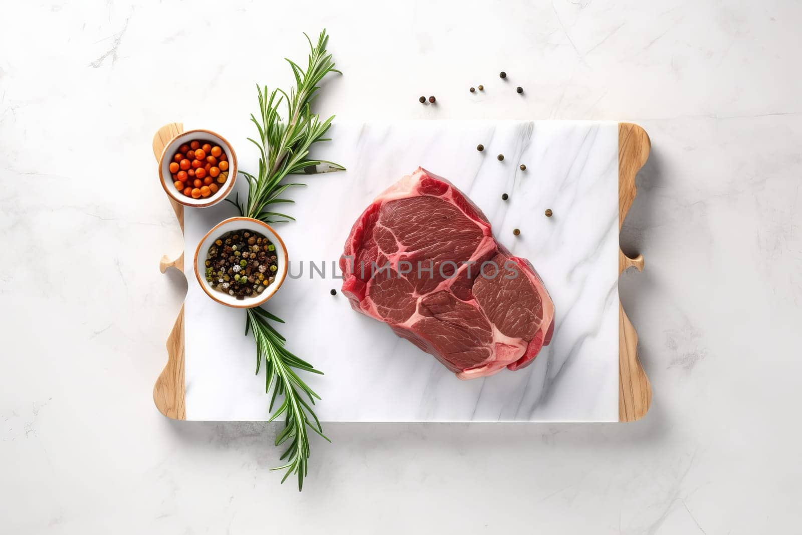 Cote de boeuf food cooking. Generate Ai by ylivdesign