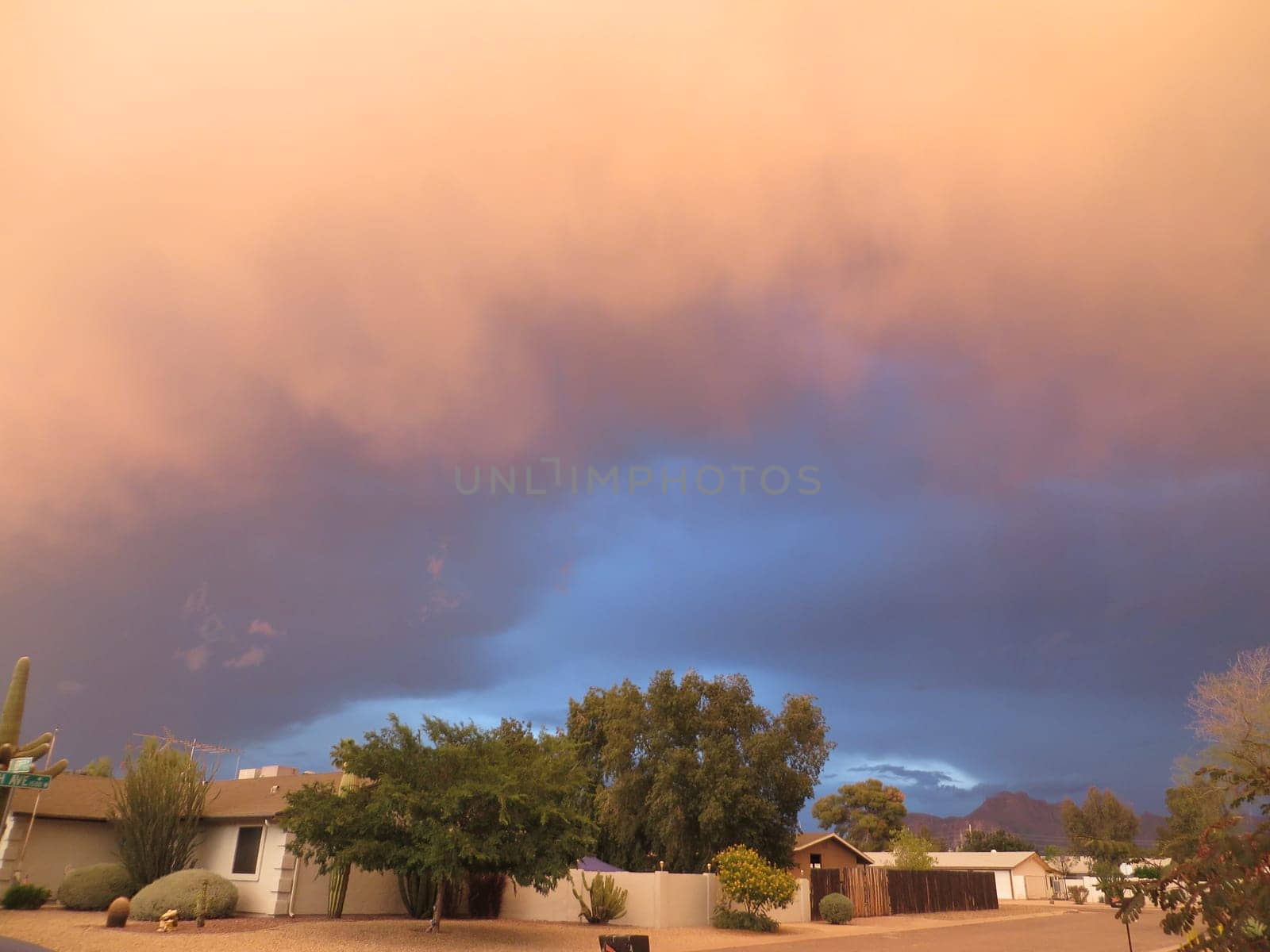 Amazing Summer Haboob Dust Storm in Arizona . High quality photo