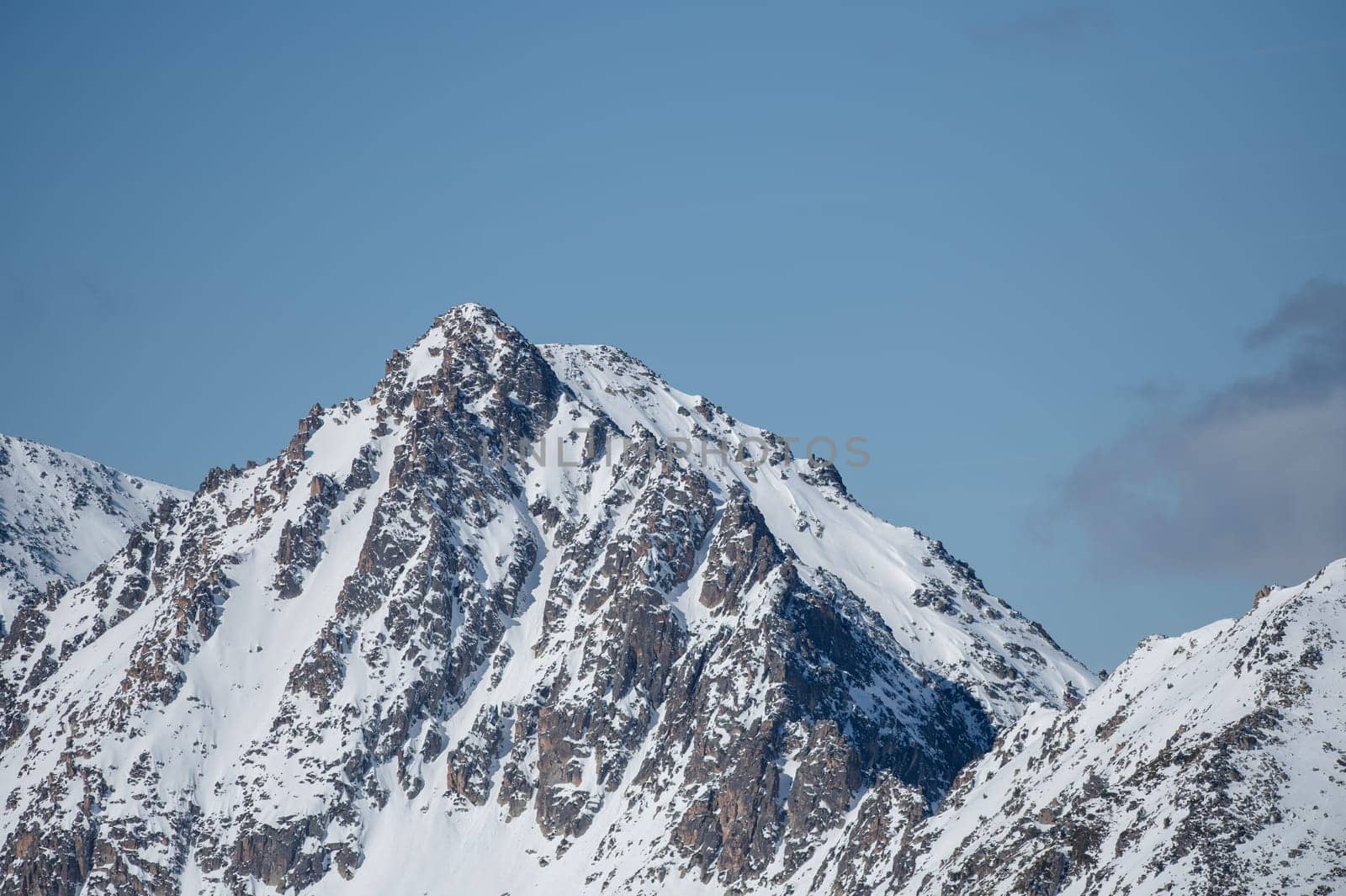 Mountains in the Pyrenees from the Grandvalira ski resort in Andorra by martinscphoto