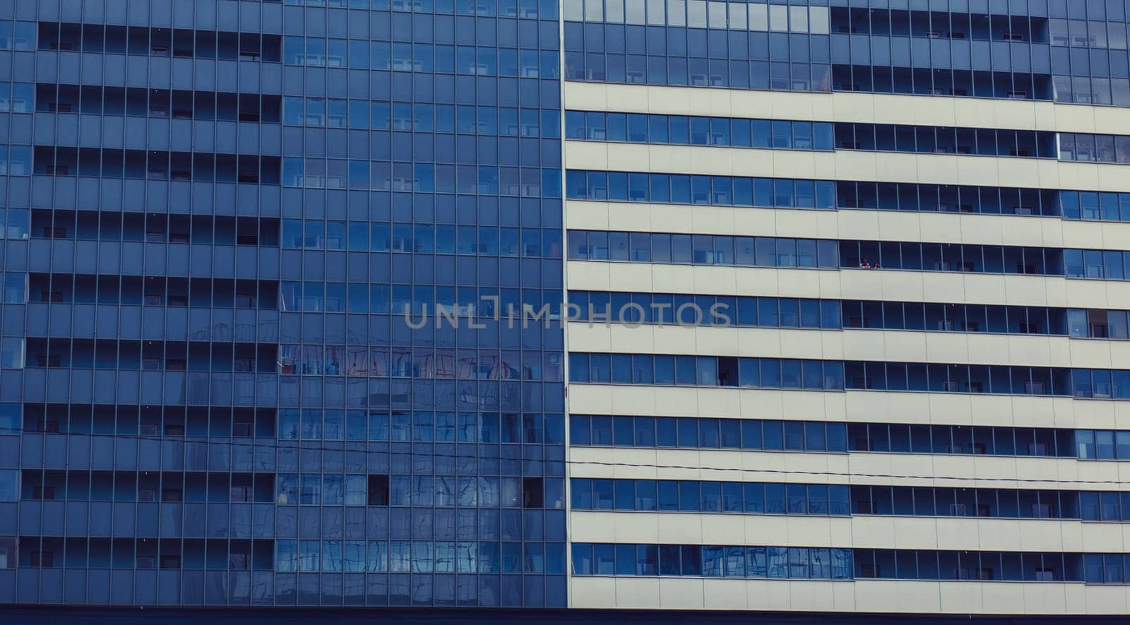 modern residential building with many Windows. mortgage and credit