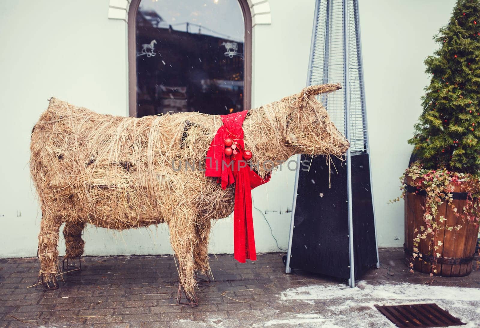 Christmas decoration of the European city of Riga