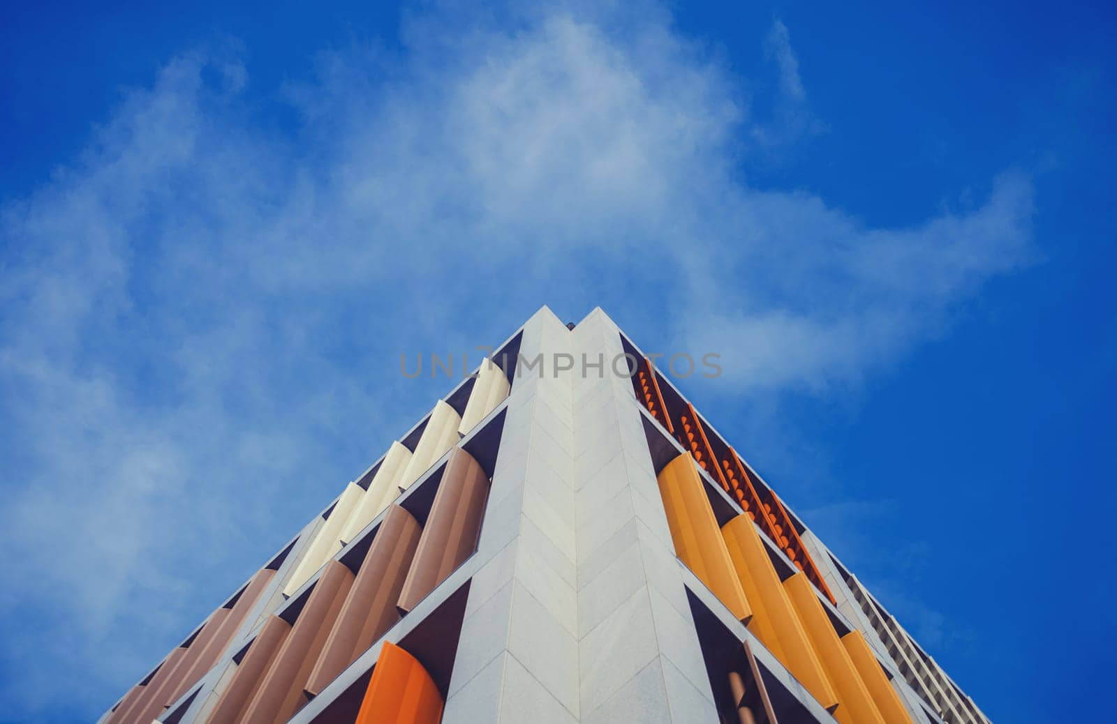 modern bright architecture in Riga. office building