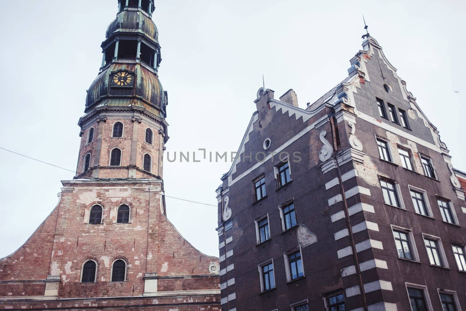 old Church in the center of Riga, Latvia