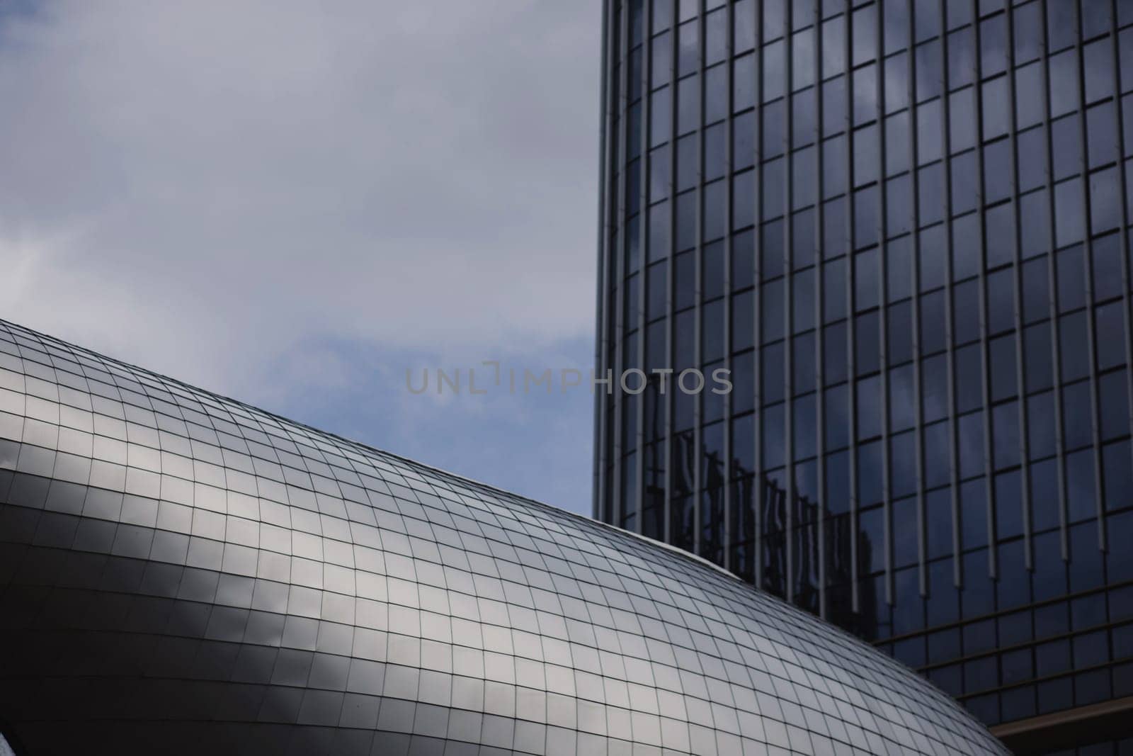 modern abstract office building. architecture