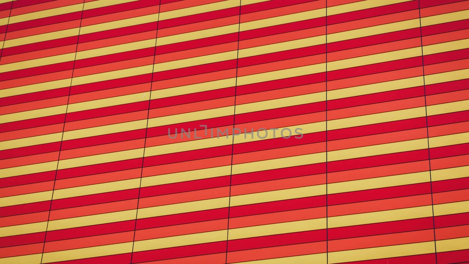 Modern building. Colorful office building with stripes facade