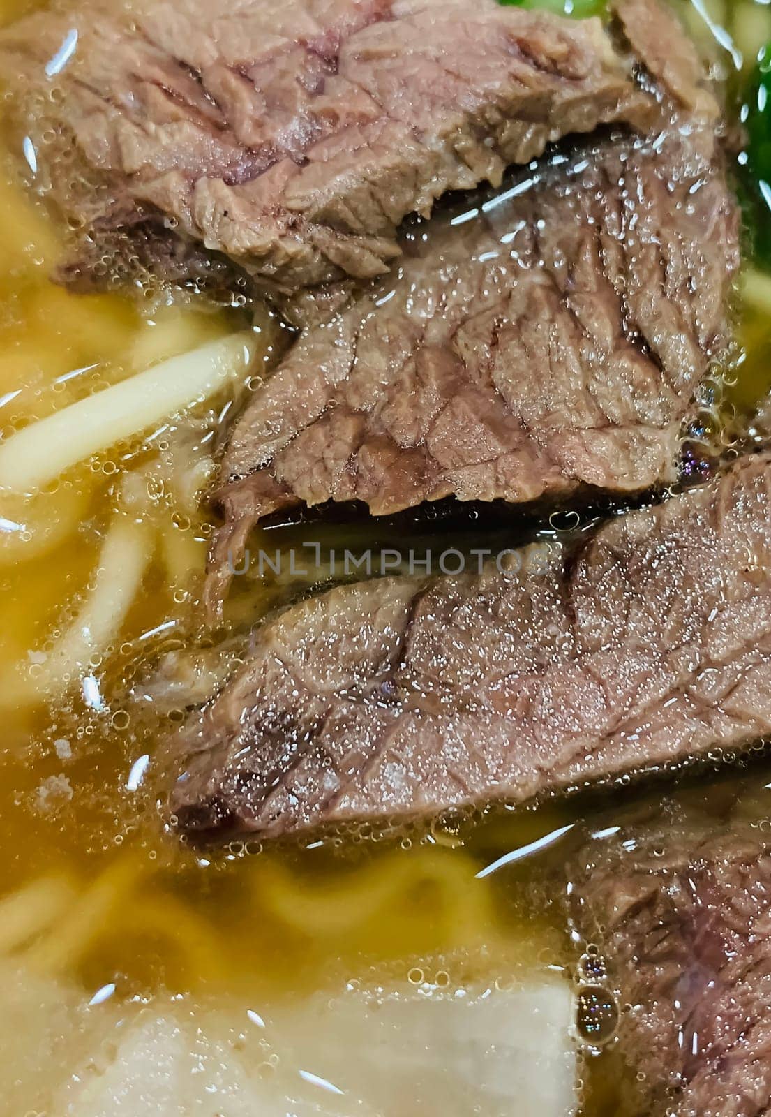 super delicious japanese and korean fusion beef ramen, Bowl of mouth watering Japanese ramen for single serving in a restaurant