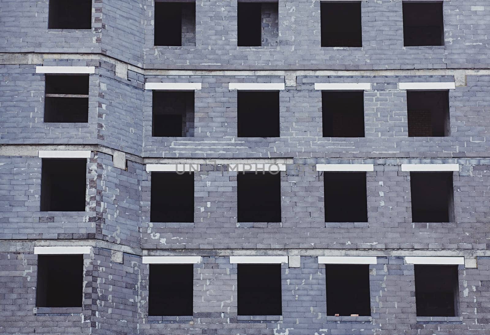 Newly build homes in europe. construction of housing