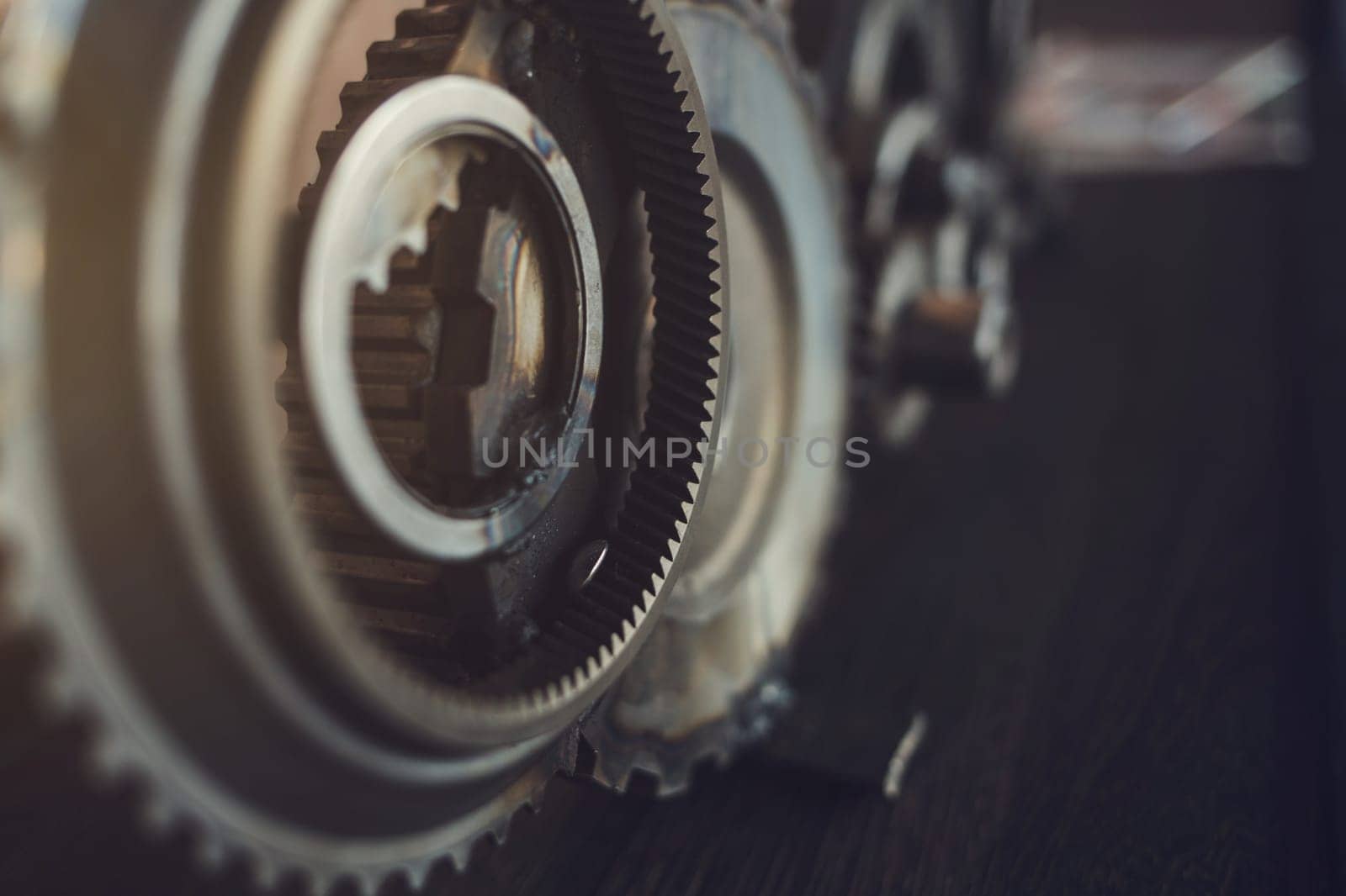 gears in the motor. metal element