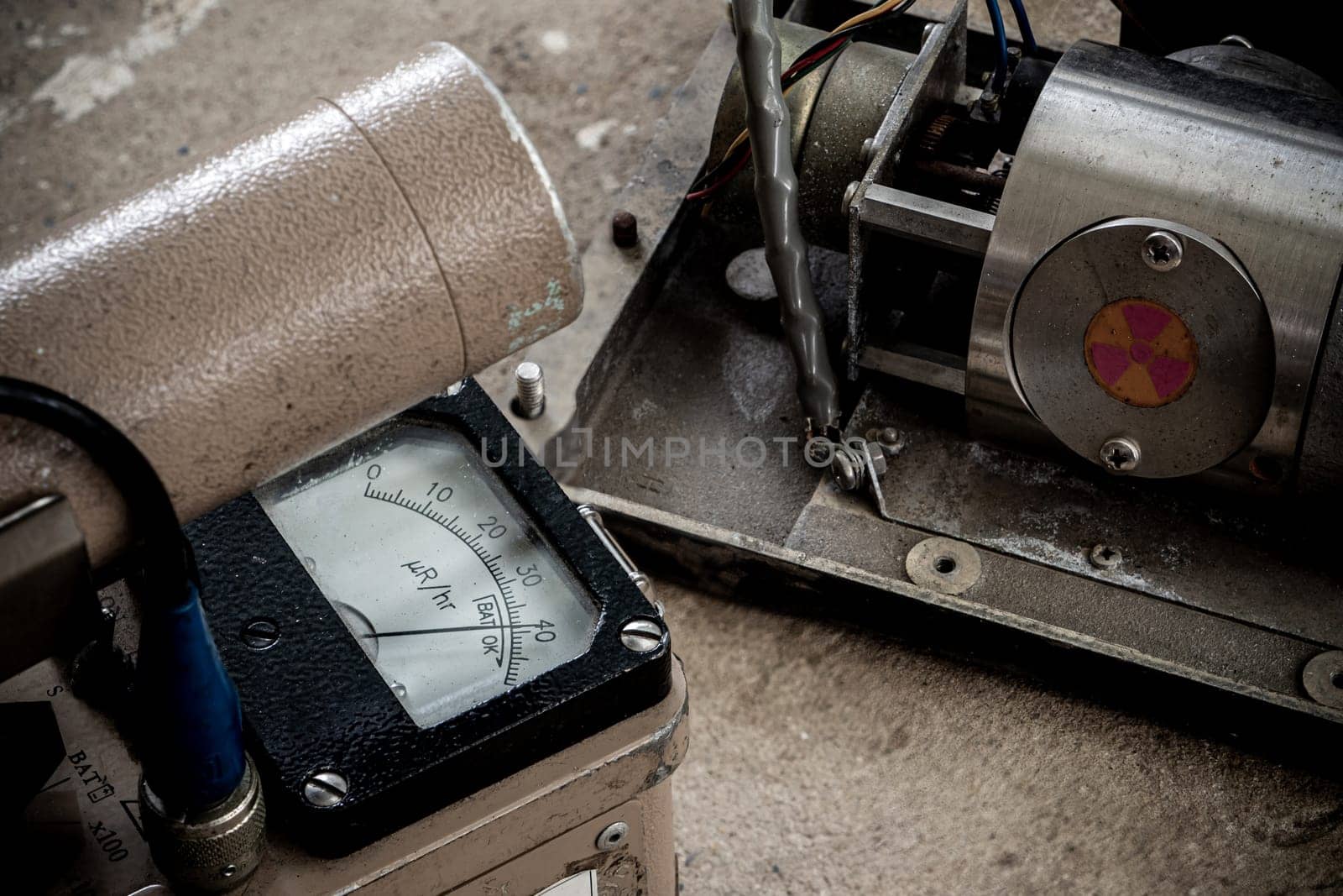 Radiation measurement with radiation survey meter by Satakorn