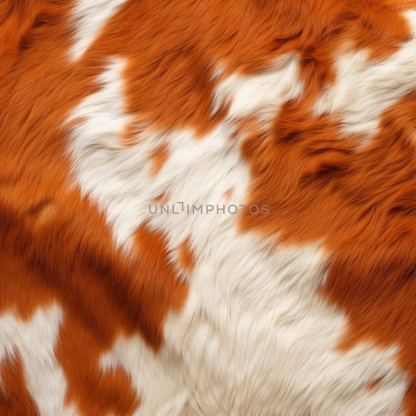 Cow fur leather banner. Generate Ai by ylivdesign