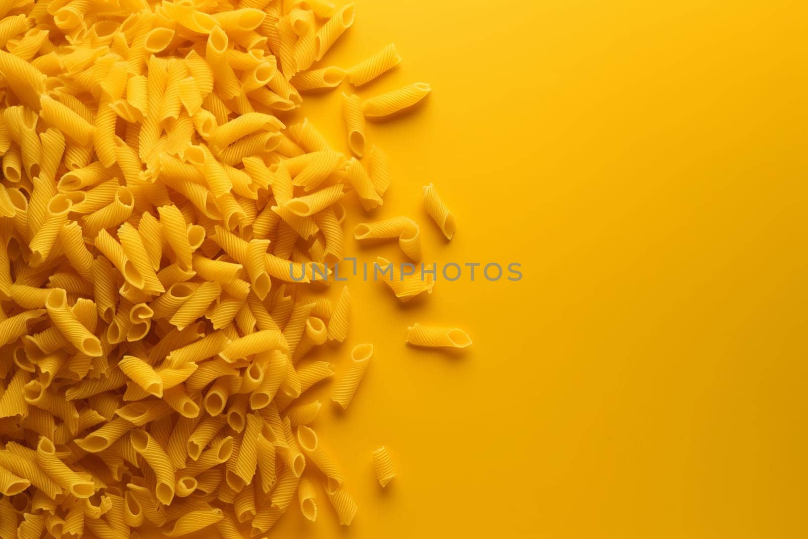 Pasta yellow banner. Generate Ai by ylivdesign