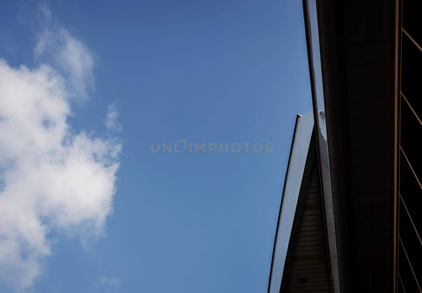 business center. modern architecture against the sky. copy space