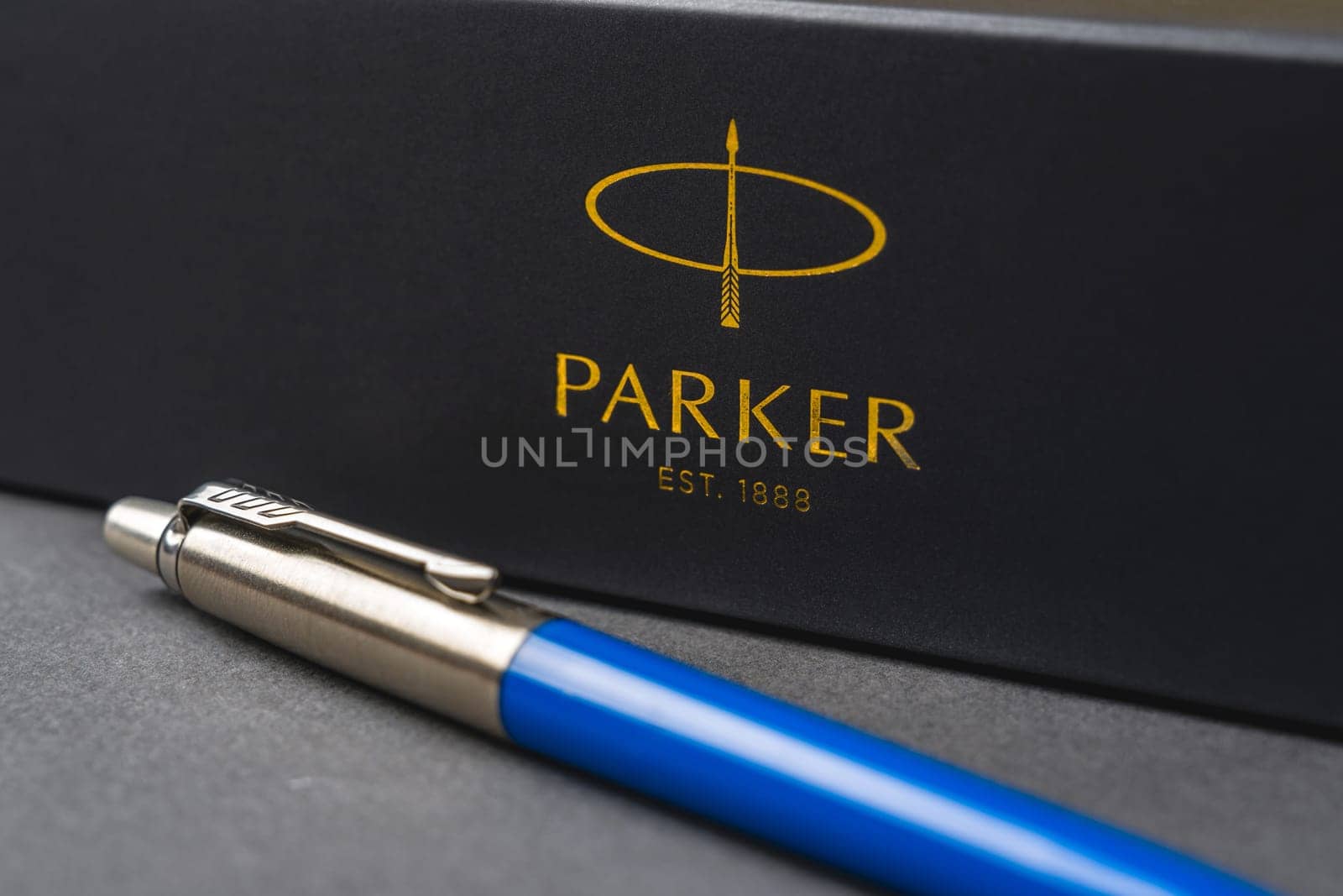 Antalya, Turkey - March 3, 2024: Parker Jotter Original ballpoint pen by Sonat