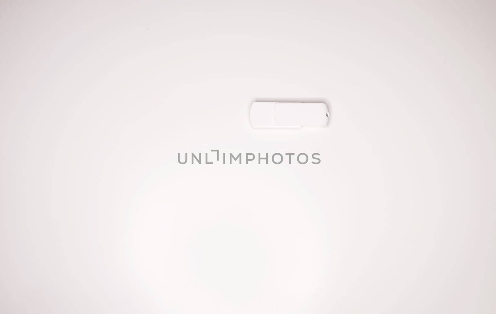Usb flash drive on white table