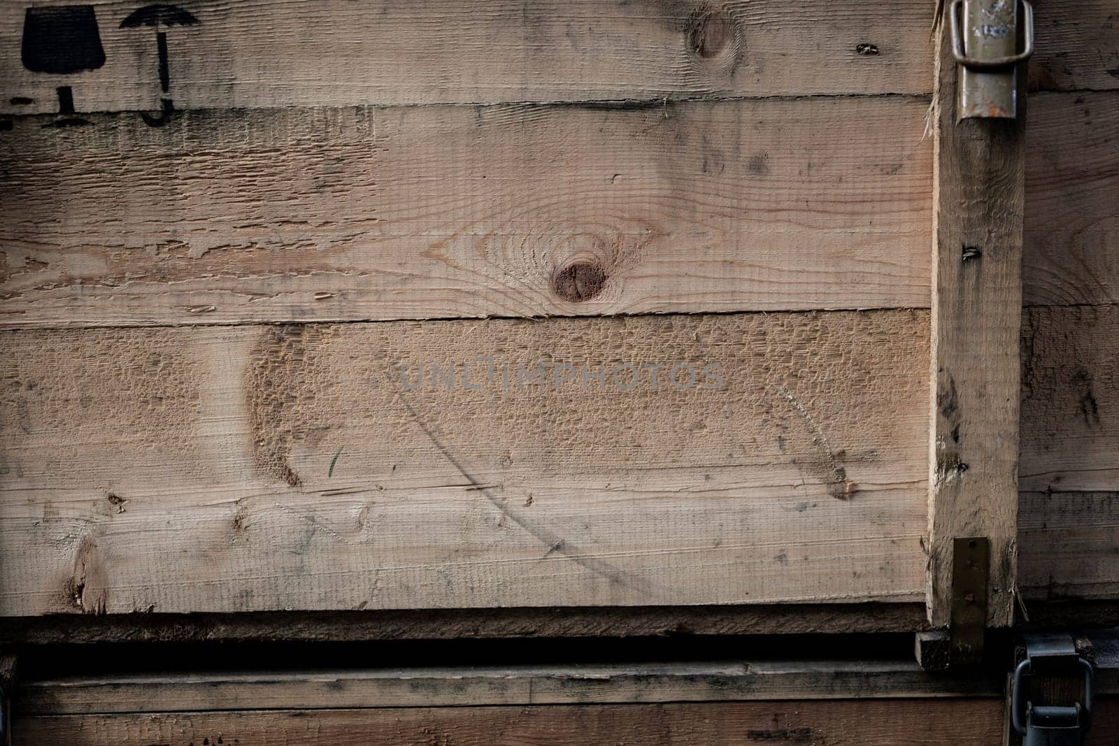 texture of wood box with space