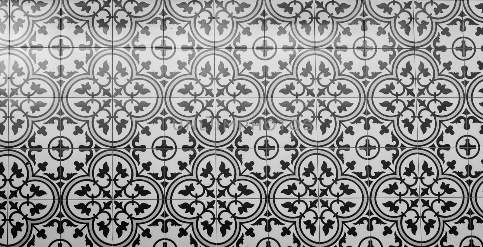 Traditional ornate portuguese decorative tile. background