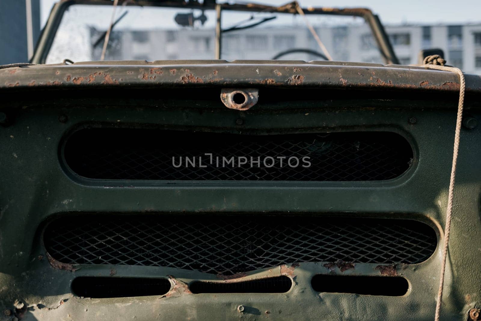  old rusty truck. vintage car