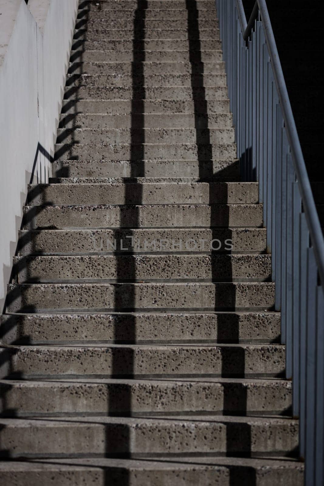 Abstract concrete staircase by Ladouski