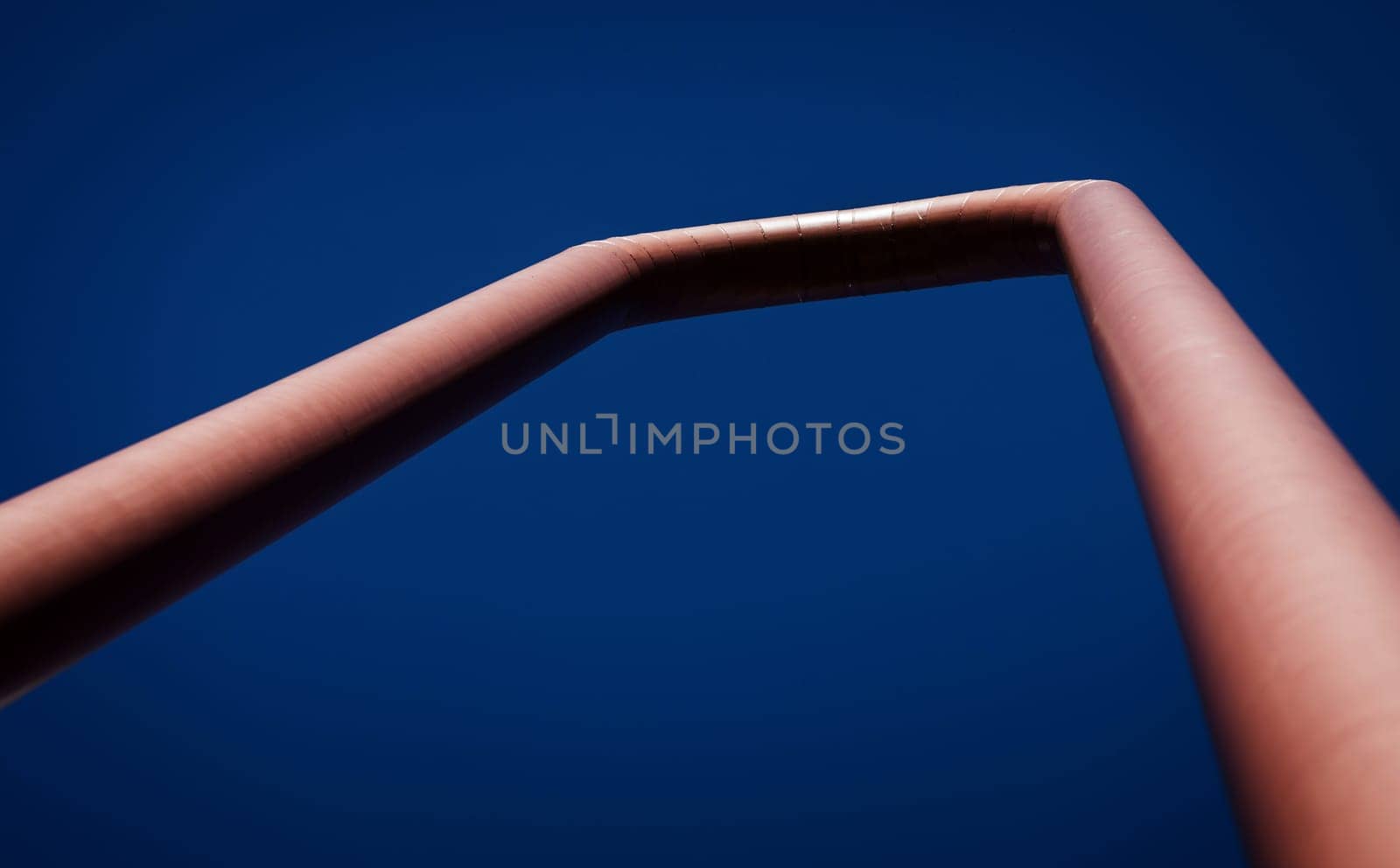 steel construction over sky background. metallic architecture