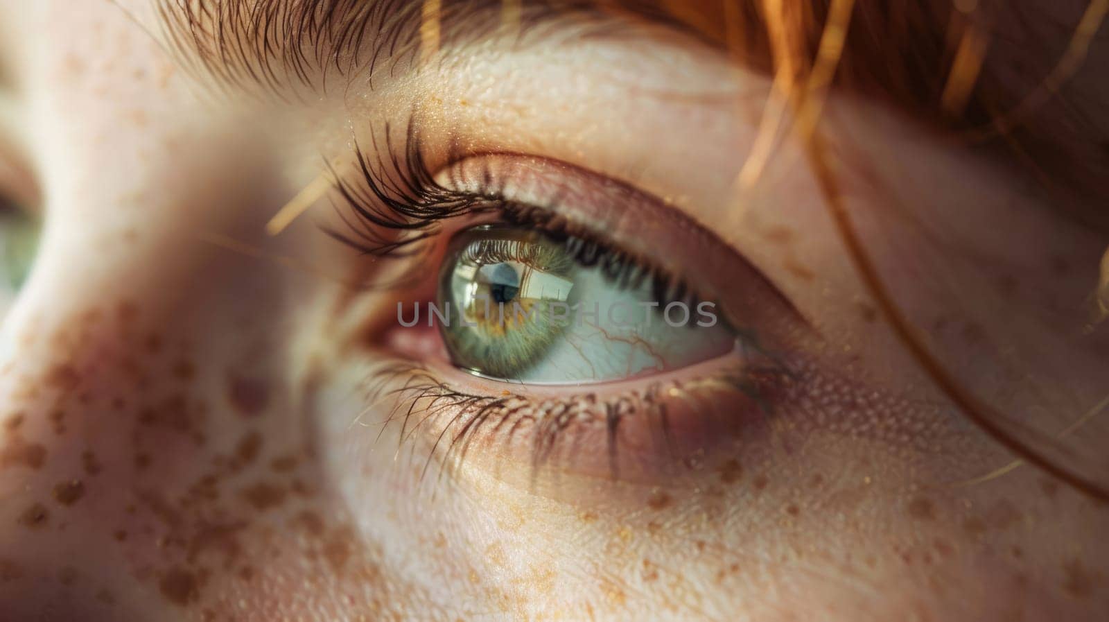 Macro view of the eye and pupil. Perfect vision. Realistic image by natali_brill