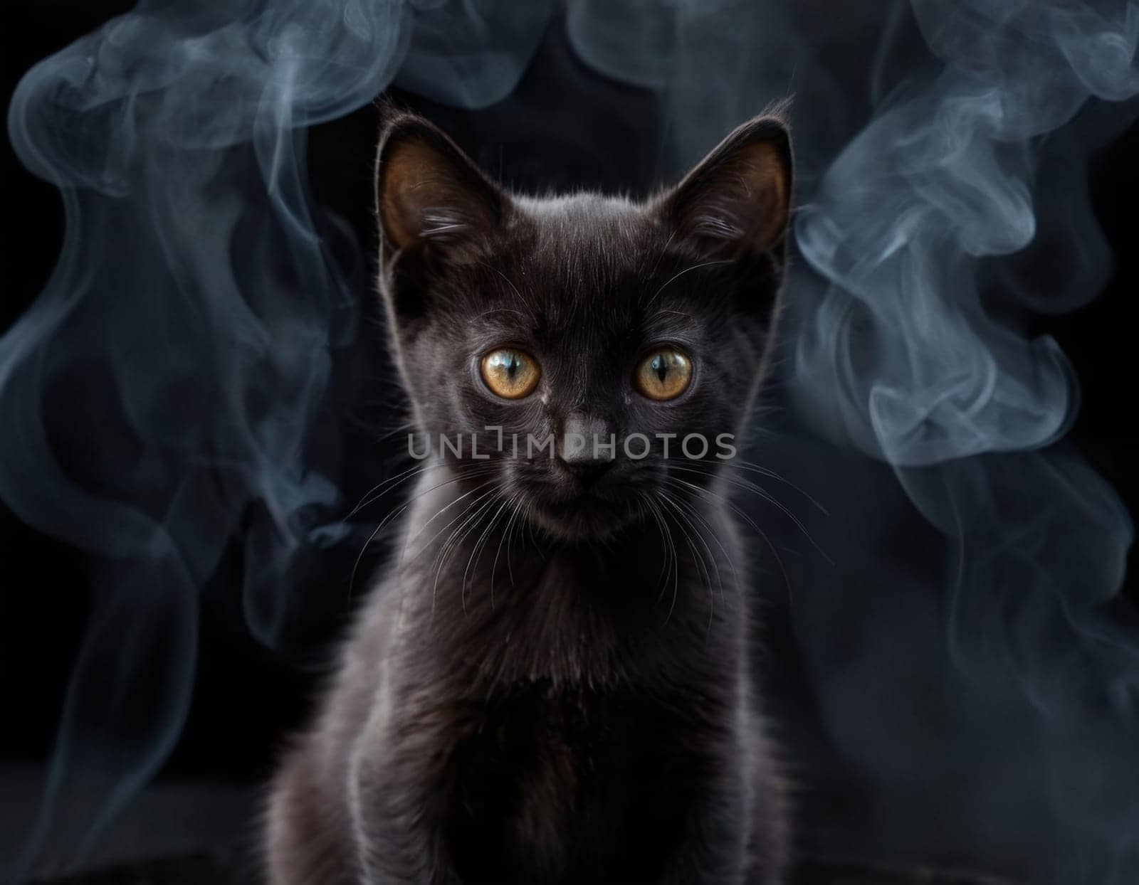 Black kitten AI. by vicnt