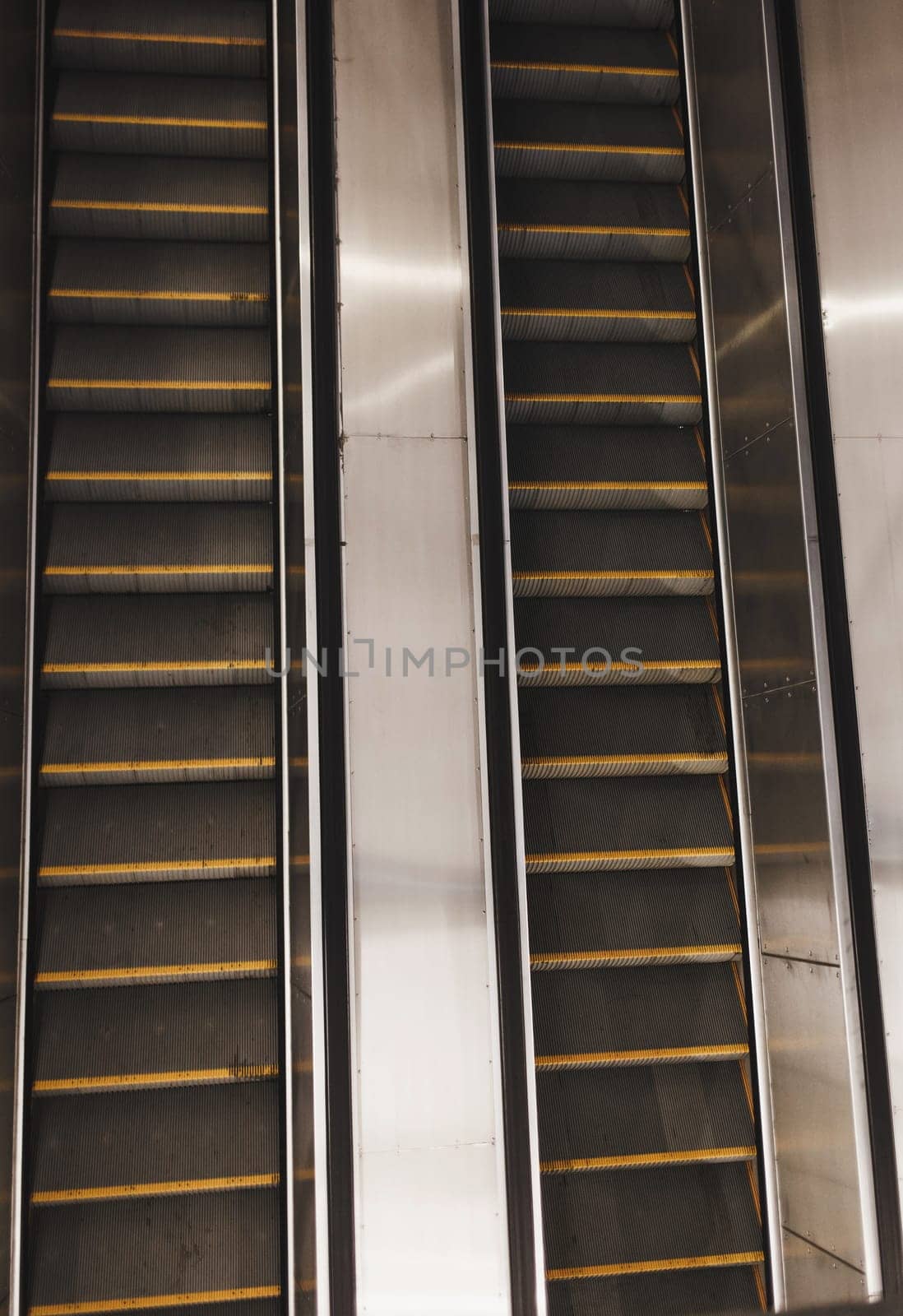 modern escalator by Ladouski