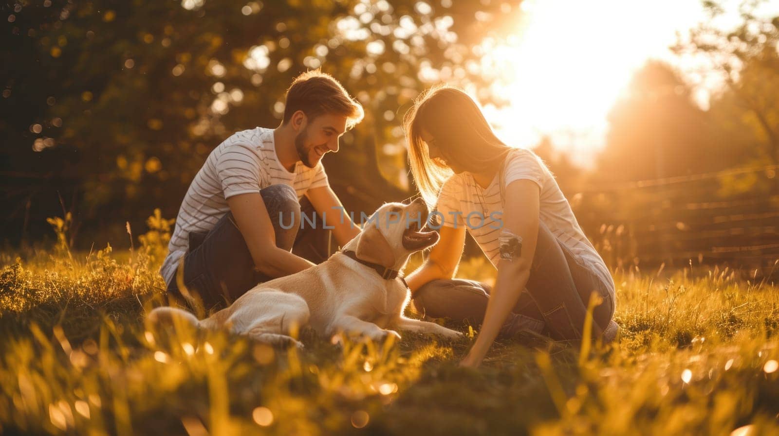 playful dog and its owner in nature outdoor , healthy lifestyle pragma