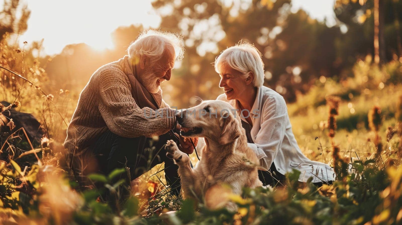 playful dog and its owner in nature outdoor pragma by biancoblue