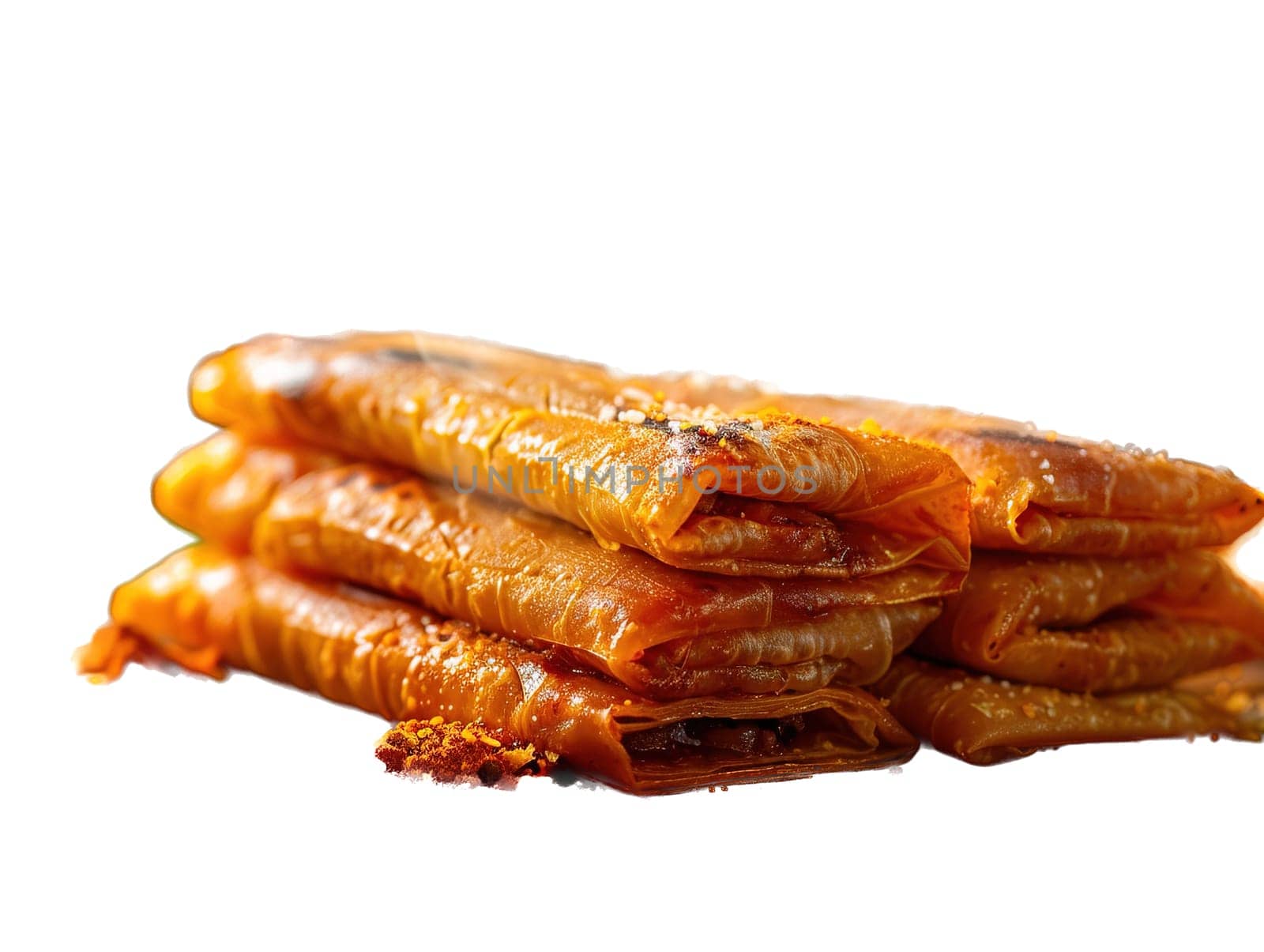 Tamales. Prehispanic dish typical of Mexico. Delicious tamales photography, explosion flavors, studio lighting, studio background, well-lit, vibrant colors, sharp-focus, high-quality, artistic, unique