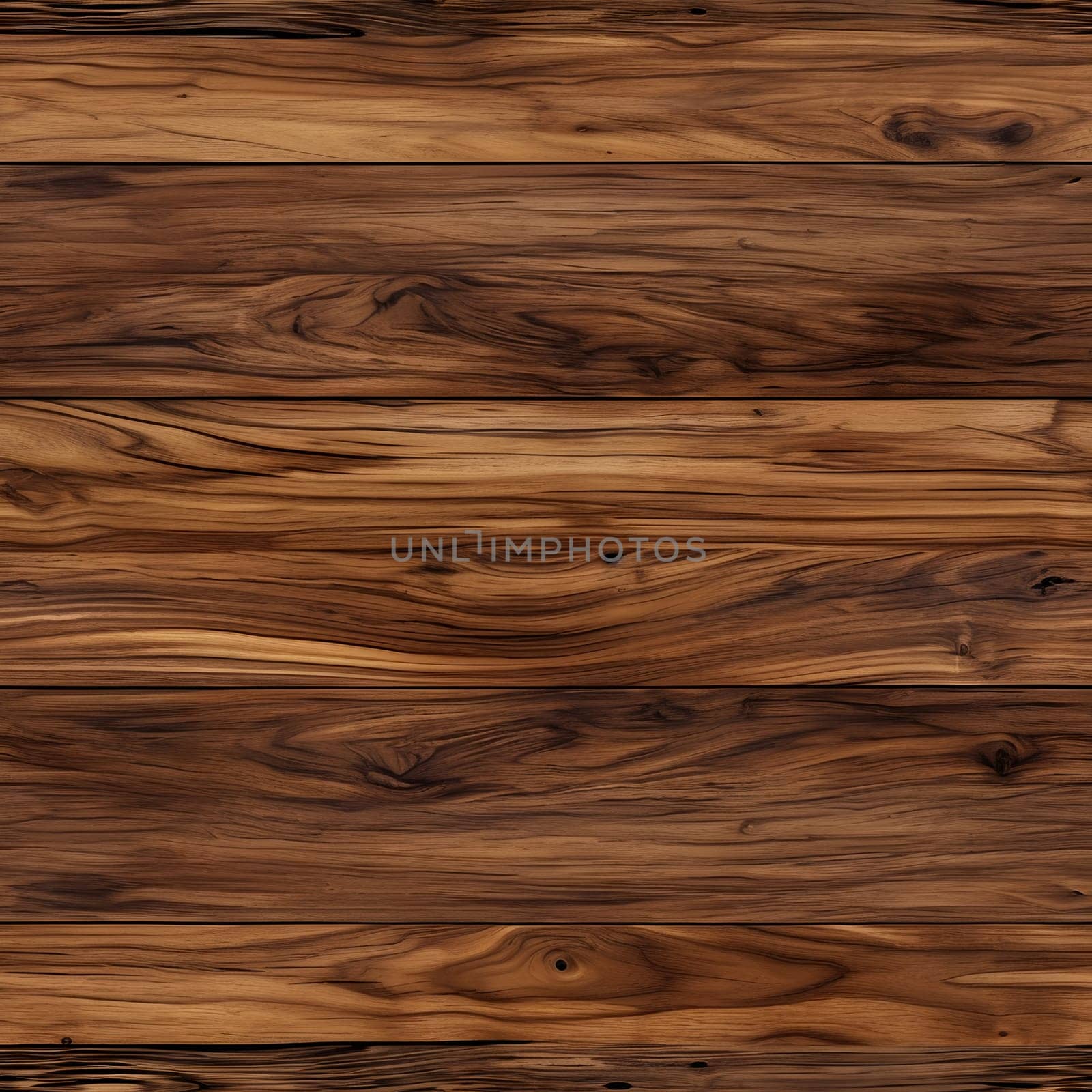 Medium brown wood background. Seamless wooden planks board texture. Neural network generated image. Not based on any actual scene or pattern.