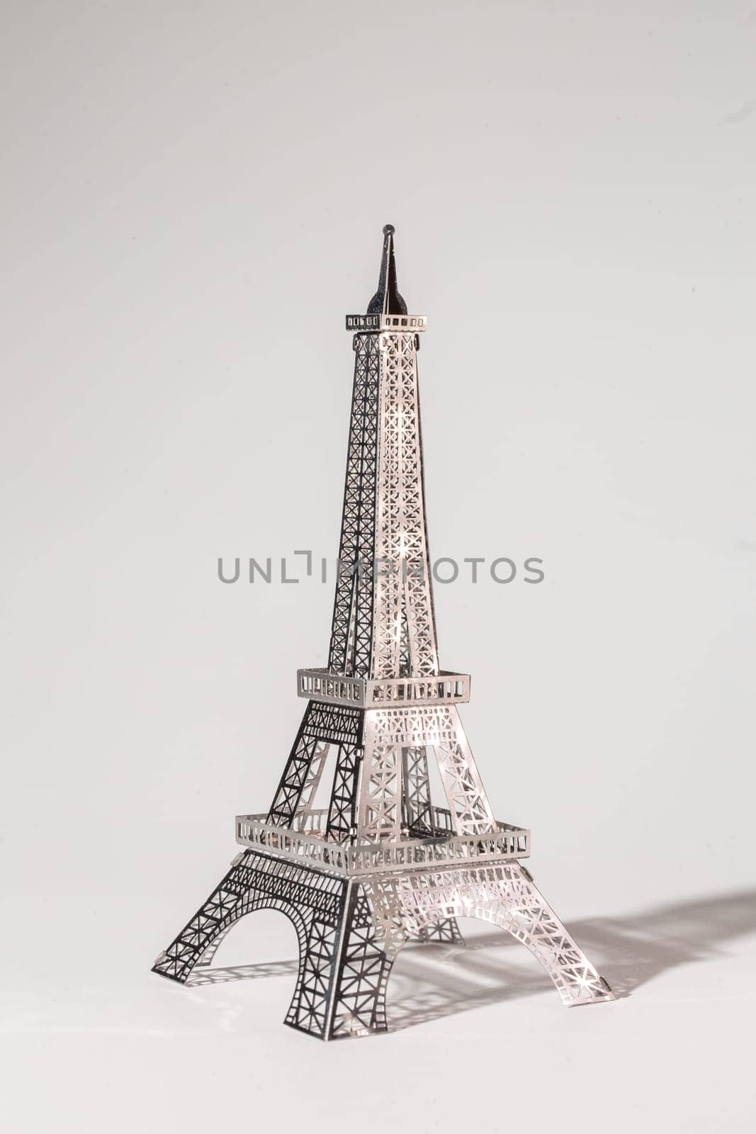 An elegant metal statue of the tower. Metal Construction Kit by Pukhovskiy